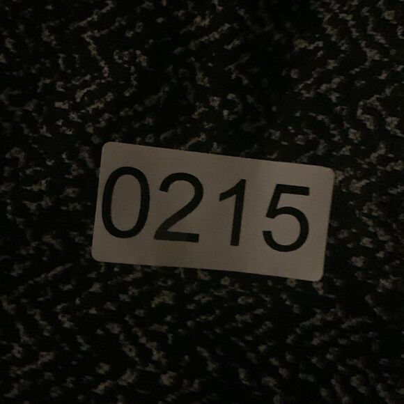 Lululemon Rest Less Cropped Half Zip Womens Size 10 Herringbone Fade Black White - Picture 11 of 11